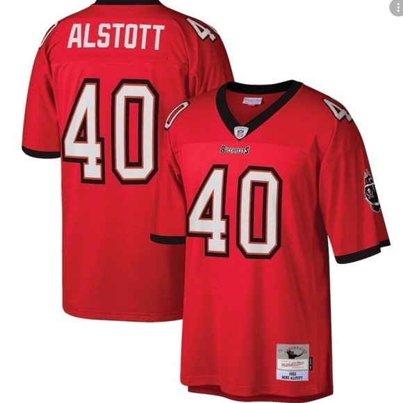 Vintage REEBOK ONFIELD TAMPA BAY BUCCANEERS ALSTOTT JERSEY